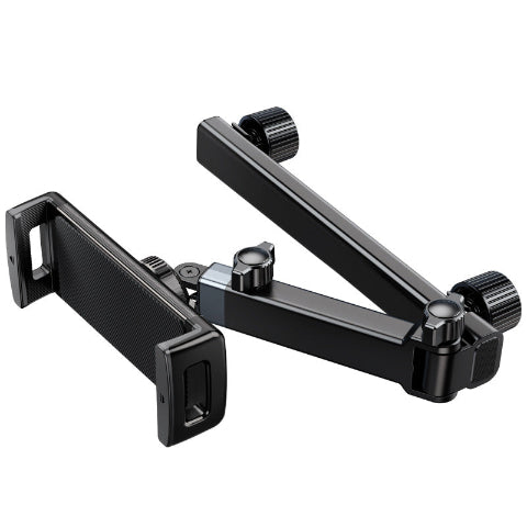 Soporte de teléfono y tableta para coche - Fijación de reposacabezas ajustable