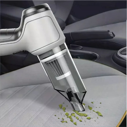 Aspirateur Portable Sans Fil Voiture – Puissant, Léger & Rechargeable USB