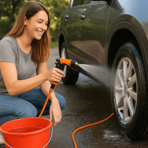 שואב אבק בלחץ גבוה נייד — ניקוי קל בכל מקום