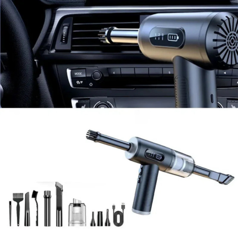 Bezdrátový vysavač na auto — Silné čištění a bezchybné úklid