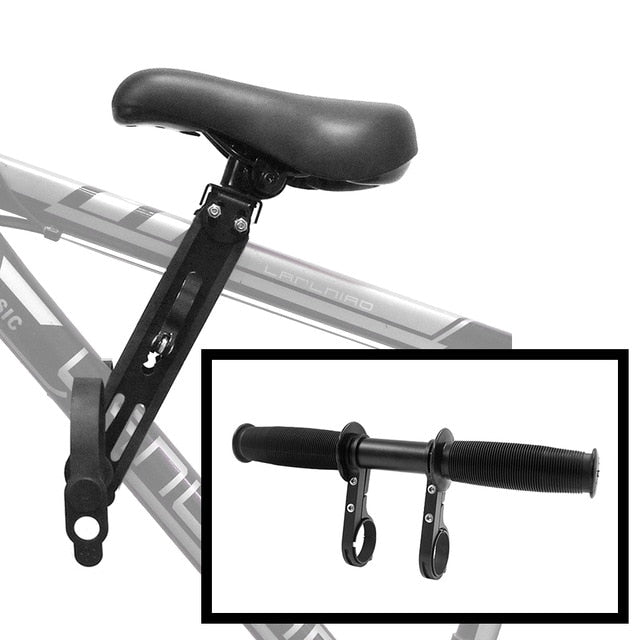 Predné detské sedadlo na bicykel s oporou