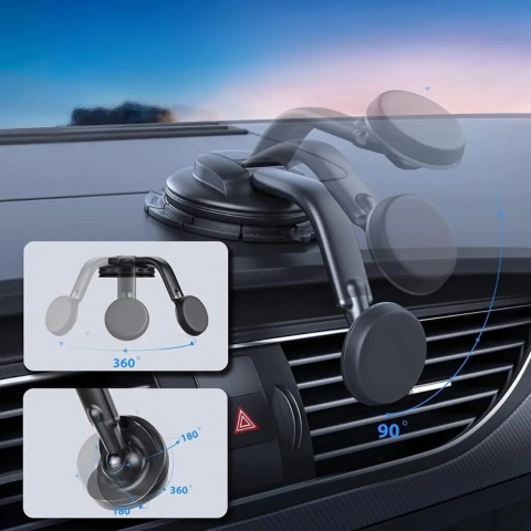 Universal Magnetic Phone Holder – Dashboard Mount