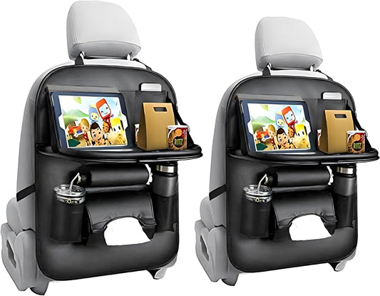 Organizer für die Rücksitze des Autos mit klappbarem Tisch – Einfach zu installieren und langlebig