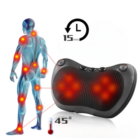 Fűtött nyakmasszírozó készülék autóhoz — Mindennapi relaxáció és jólét