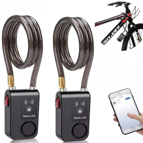 Antifurto Intelligente Per Bicicletta Con Allarme 110dB E Controllo Tramite App — Protezione Affidabile E Moderna