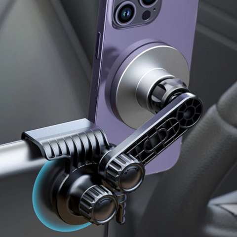 Telefonstøtte for Tesla — Magnetisk feste og trådløs lading