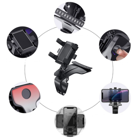 Suport Telefon Mașină — Antiderapant și Securizat