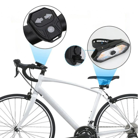 Blinklys Cykel – Genopladelig Og Fjernbetjening