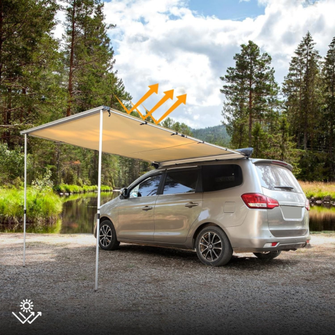 Tenda Laterale per Auto — Montaggio Rapido e Protezione Totale
