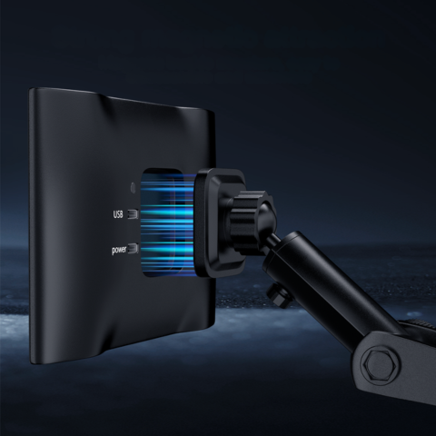 Ecran tactil portabil — GPS, muzică și control vocal