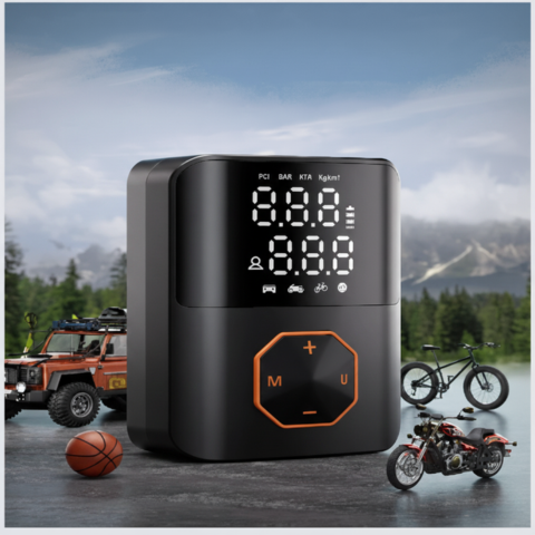 Compresor de Aire Portátil — Inflador Inalámbrico Rápido y Potente