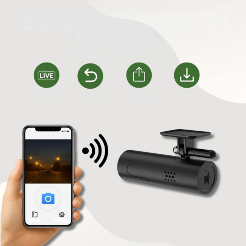 Cameră Îmbarcată Auto — Imagini Clare și Instalare Ușoară