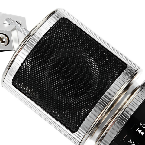 Altoparlanti Moto Per Manubrio — Bluetooth Senza Fili, Radio FM E Porta USB