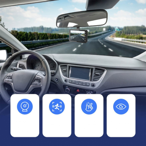 Elülső és hátsó dashcam – Folyamatos megfigyelés az Ön járművéről