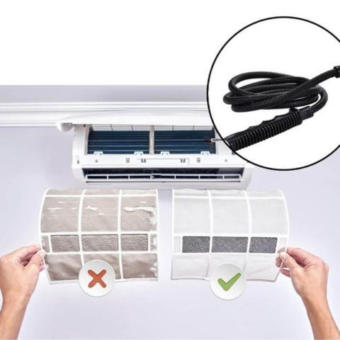 מנקה קיטור בלחץ גבוה 2500W — עוצמתי ואקולוגי