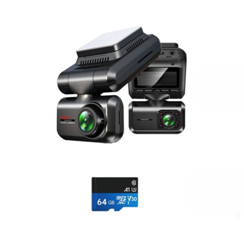 Dashcam Auto Ultra HD — Dvojitá a Trojitá Bezpečnostní Kamera