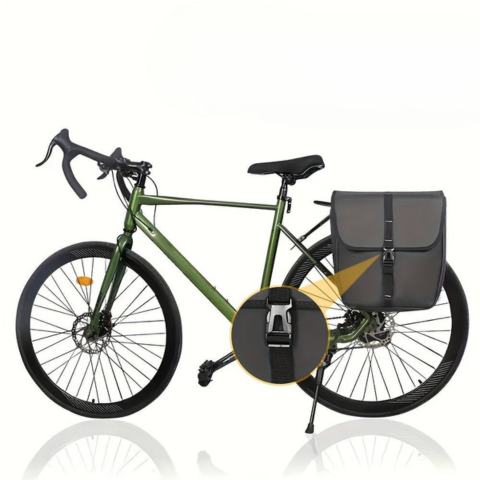 حقيبة دراجة مزدوجة مقاومة للماء — سعة كبيرة 10 لتر