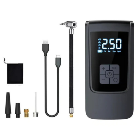 Mini Compresor de Aire Portátil — Inflador Inalámbrico Inteligente