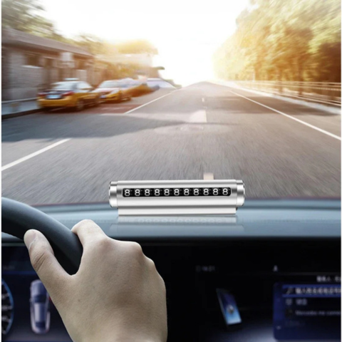 Midlertidig Parkeringsskilt — Synlig Telefonnummer