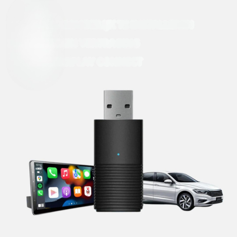 מתאם CarPlay אלחוטי — תואם iOS ו-Android Auto