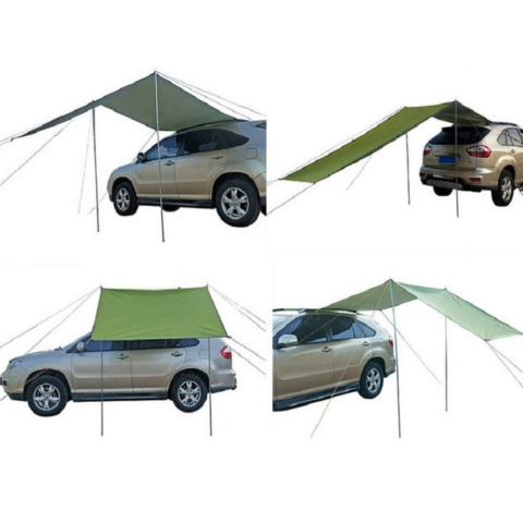 Toldo de Porta-Malas para Carro – Perfeito contra Sol e Chuva