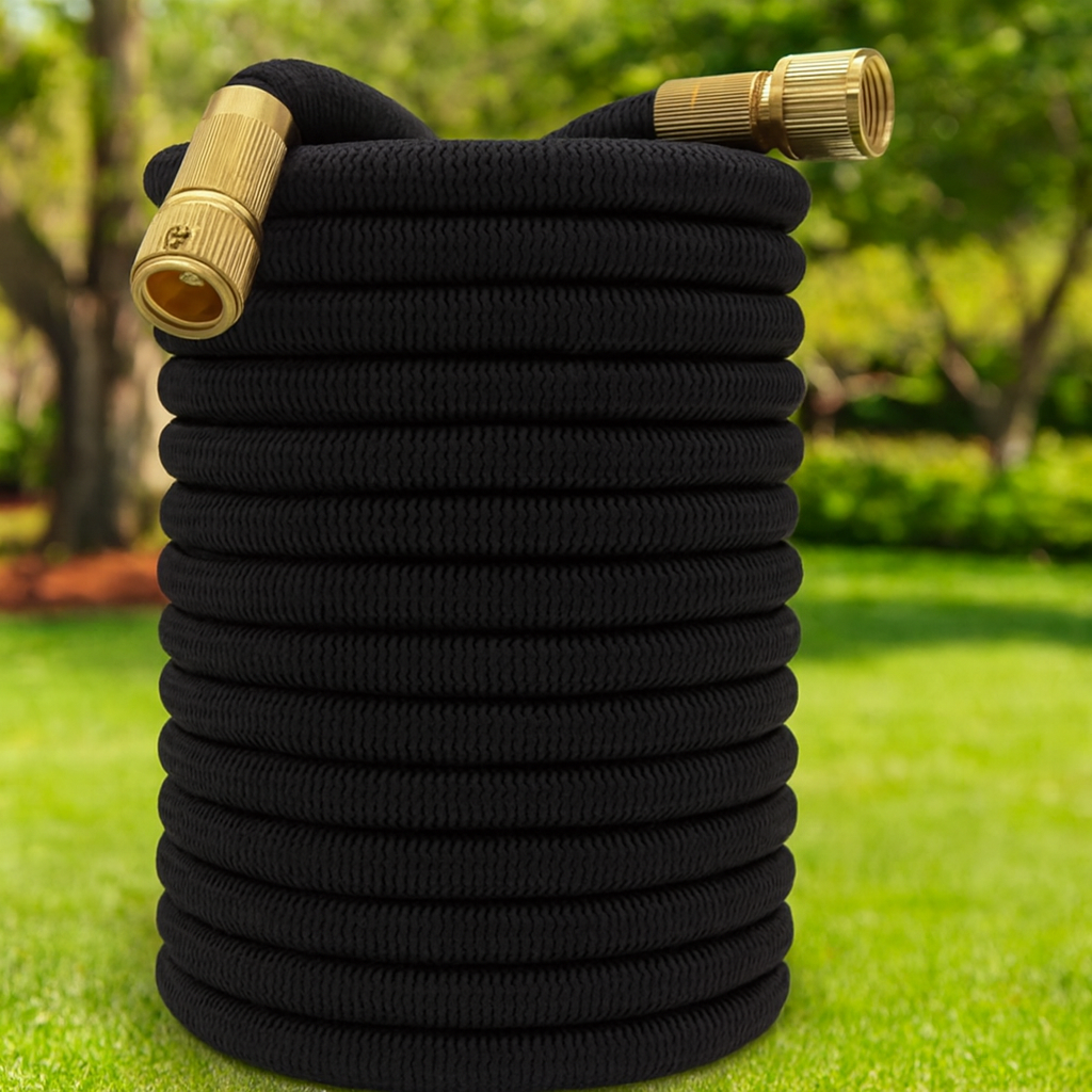 Tuyau D’Arrosage Extensible — Multifonction Avec Pistolet Haute Pression