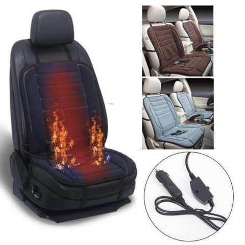 Cojín Calentador Para Asiento De Coche — Confort y Calor Instantáneos