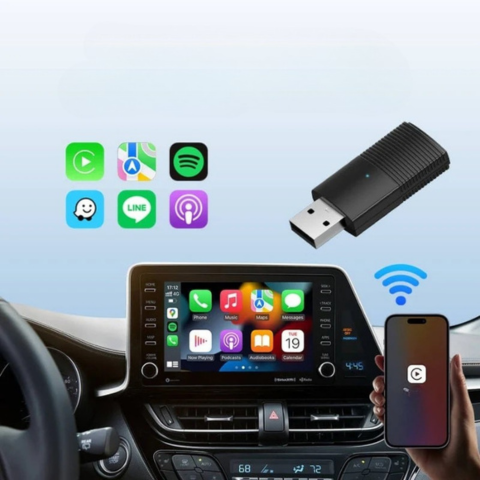 Adaptador CarPlay Inalámbrico – Conexión Automática Para Sistemas OEM