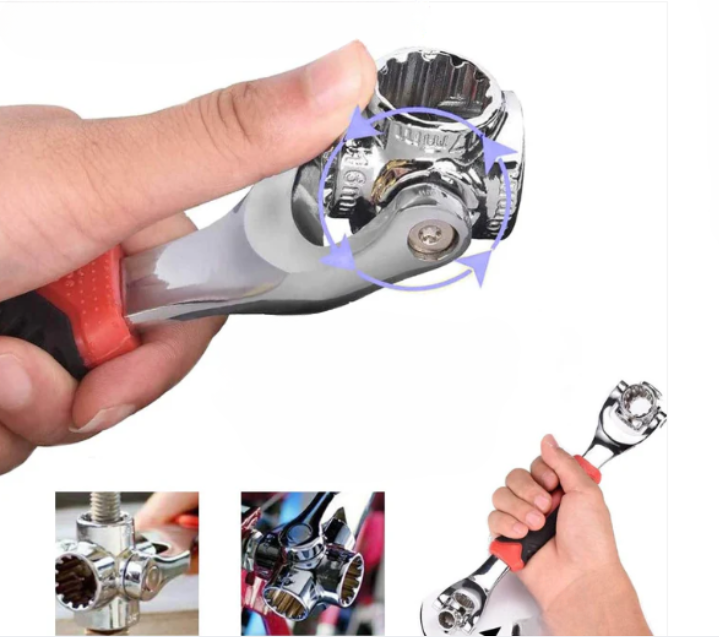 Chave Dinamométrica de Dupla Cabeça – Ajuste Preciso e Pegada Ergonómica
