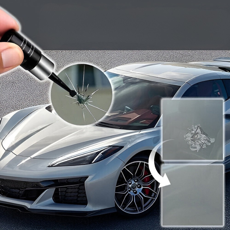 طقم إصلاح تشققات الزجاج