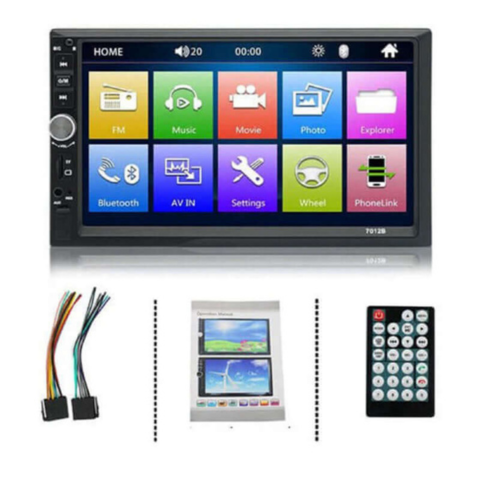 Multimedia Bil System — Dubbel Din Skärm & HD Video Uppspelning