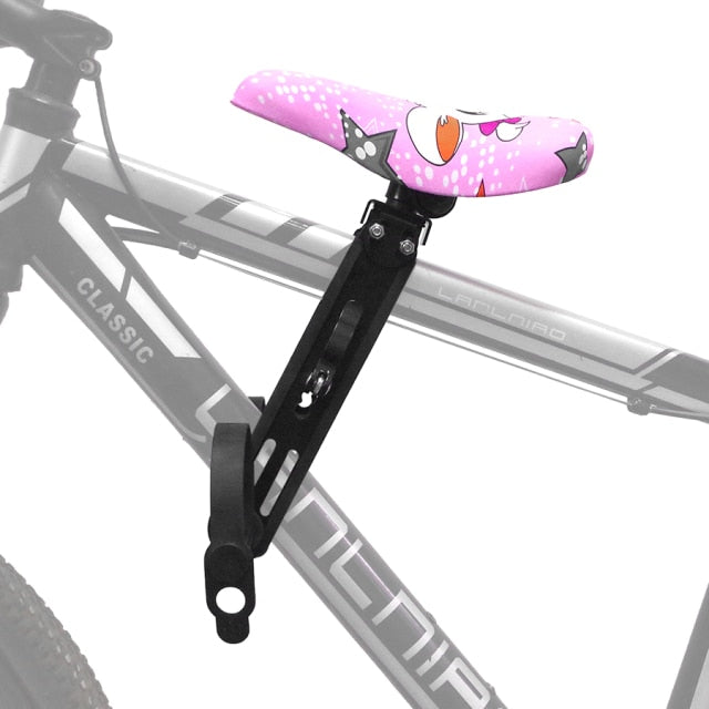 Predné detské sedadlo na bicykel s oporou