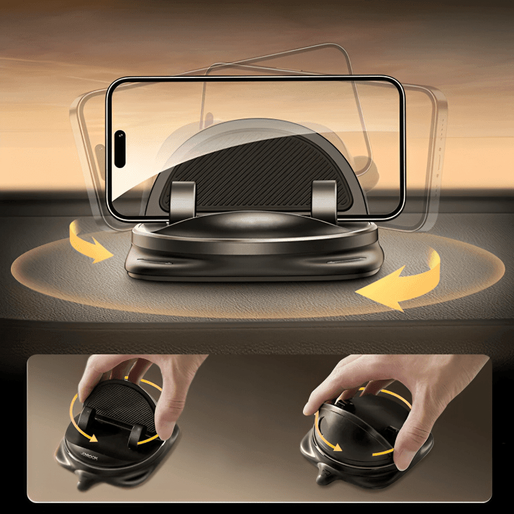 Suporte para Smartphone de Carro – Antichoque, Orientável e Fiável