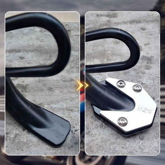 Stöd för motorcykel- och kickbikeparkering — Stabilt och praktiskt