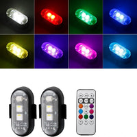 Luz LED Anti-Colisão – Ciclismo e Moto 