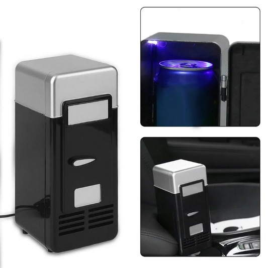 Mini refrigerador USB 5V 10W — Ideal para oficina y coche 