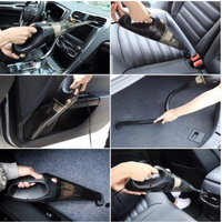 Aspirador de Carro Portátil – Limpeza Rápida e Sem Esforço 