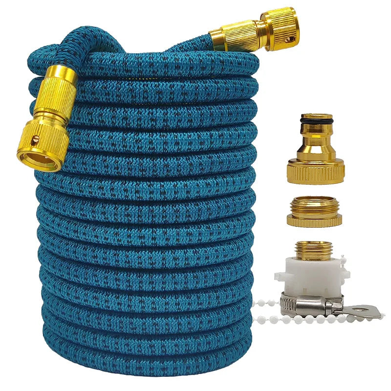 Tuyau D’Arrosage Extensible — Multifonction Avec Pistolet Haute Pression