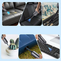 Leistungsstarker Akku-Autosauger - Schnelle Reinigung und praktische Anwendung