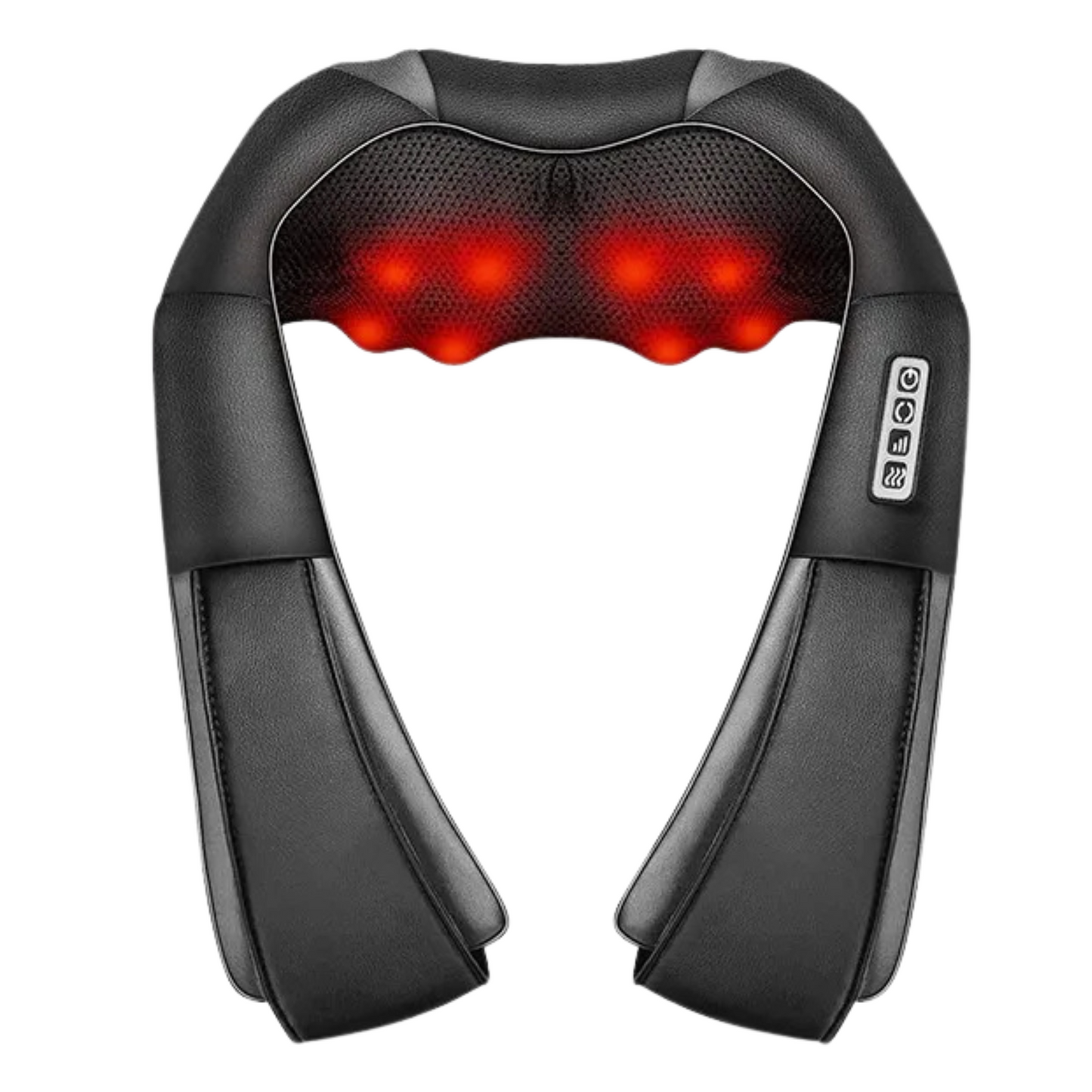 מכשיר עיסוי מחמם — הרפיה לצוואר, גב וכתפיים 