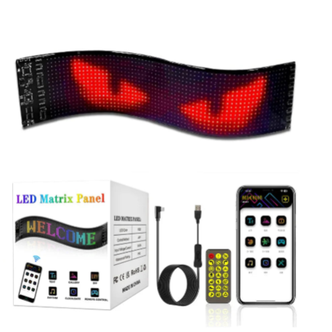 Flexibel LED-strip Programmerbar – Anpassade Ljusmeddelanden 