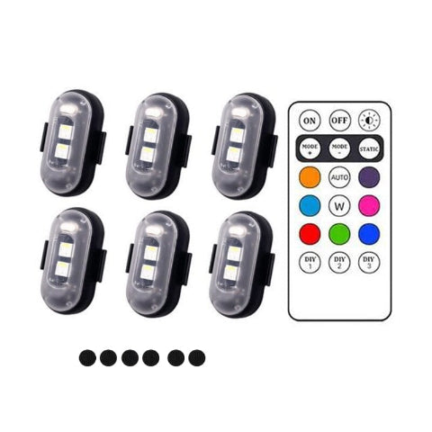 Luz LED Anti-Colisión – Ciclismo y Moto 