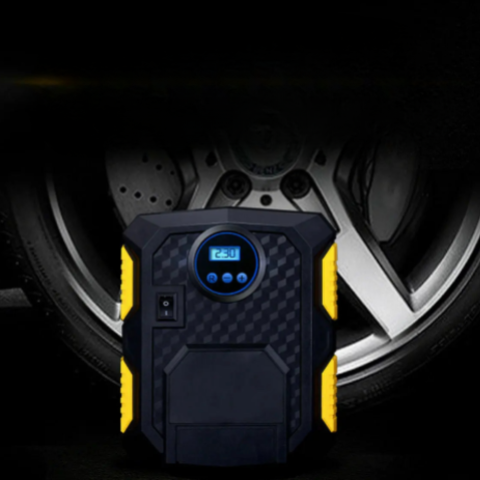 Compresor de aer portabil 12V – Umflare rapidă și fără efort 