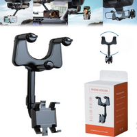 Suporte de Telefone para Retrovisor – Condução Mãos Livres e Segura 