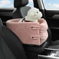 Assento de Carro Aconchegante para Cachorro – Segurança & Conforto 