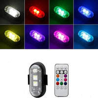 Luz LED Anti-Colisão – Ciclismo e Moto 