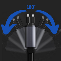 Carregador de Carro de Alta Velocidade 12V – USB & Tipo-C Com Ecrã 