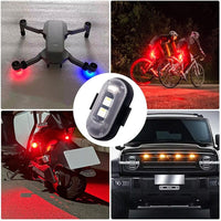 Luz LED Anti-Colisão – Ciclismo e Moto 