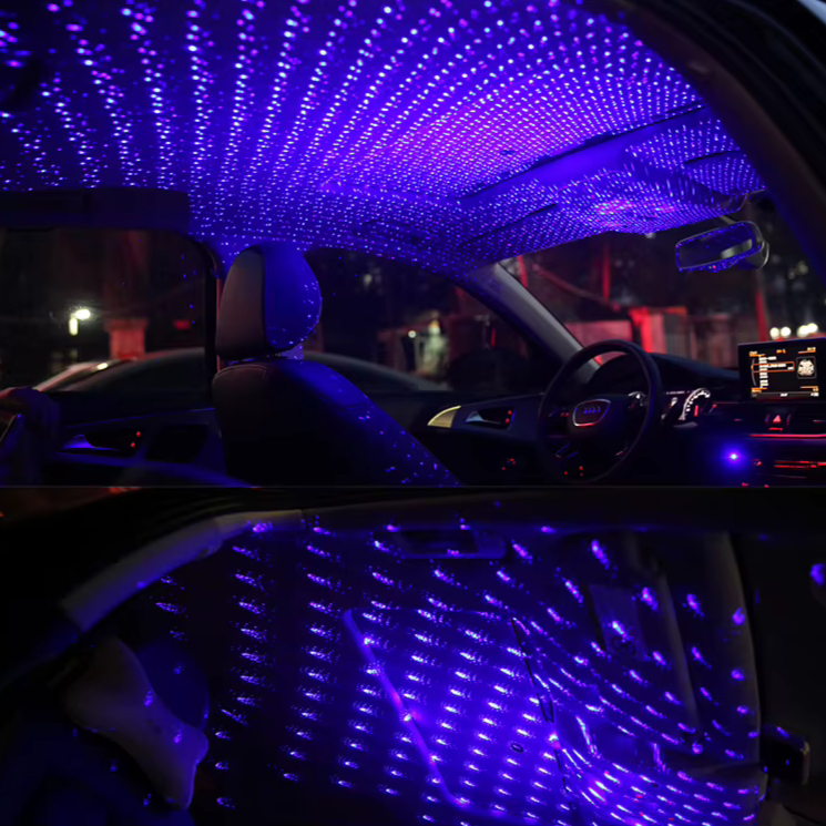 車の屋根用LED星空照明 — 魔法の夜の雰囲気 