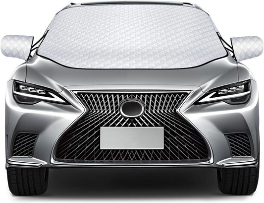 מגן שמש לחלון הרכב — הגנה מפני שמש וקרח 